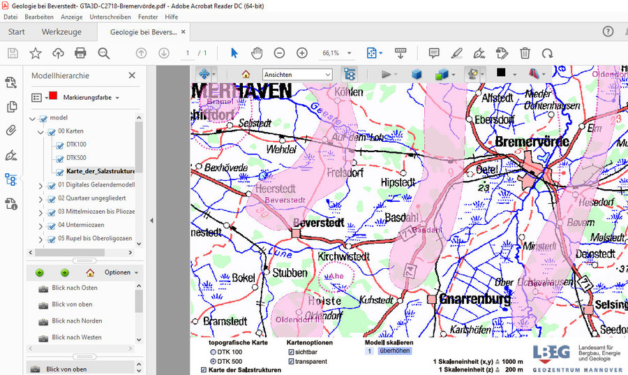 Möglicher Endlager-Standort nördlich von Beverstedt in Niedersachsen