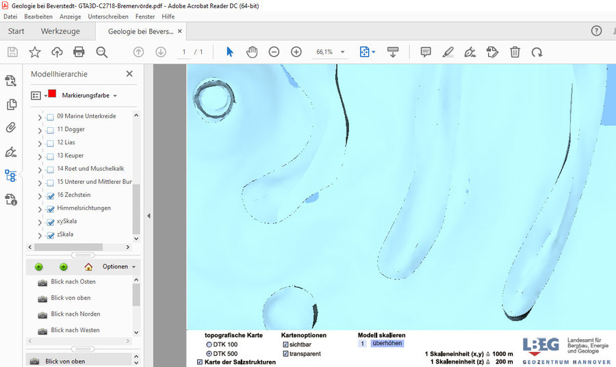Möglicher Endlager-Standort nördlich von Beverstedt in Niedersachsen