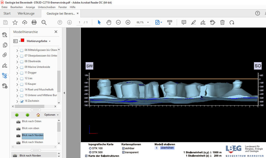 Möglicher Endlager-Standort nördlich von Beverstedt in Niedersachsen
