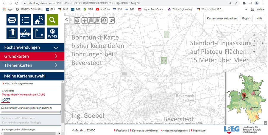 Möglicher Endlager-Standort nördlich von Beverstedt in Niedersachsen