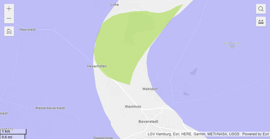Möglicher Endlager-Standort nördlich von Beverstedt in Niedersachsen