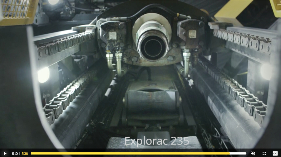 Explorac 235  - 3rd Generation Drilling Tool by Epiroc Sweden and Essen