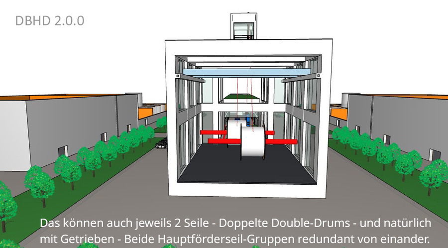 Förderturm für DBHD Schacht-Bergwerk -Siemag-Tecberg und Lloyd Werft