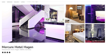 Mercure 4 Sterne Hotel - Hagen - zentral gelegen