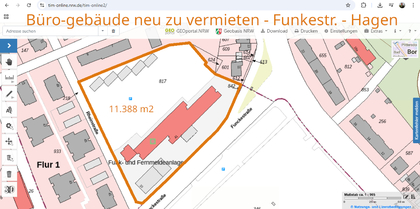 Büro zu vermieten - weit oben gelegen - mit Hubschrauber-Landeplatz