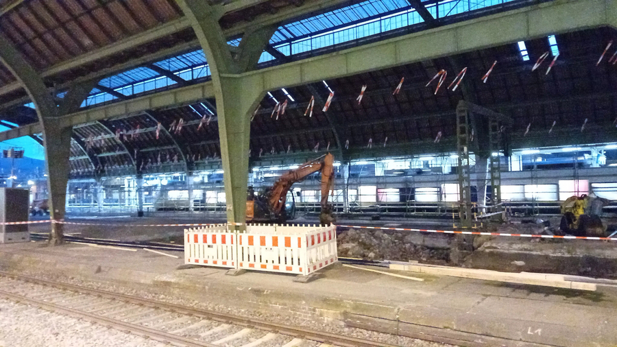   >>> Bahnsteig 4 - Hagen HBF - Komplett-Erneuerung - eine Ortsbegehung im Feb. 2026 -  Gut geworden - Bravo - Beste Grüsse an die ARGE IHT Balter von Ing. Goebel - Hagen