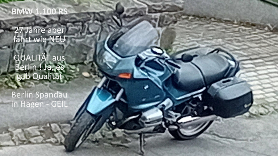 Ing. Goebel fährt BMW R 1100 RS - Motorrad - Baujahr 1999 - 