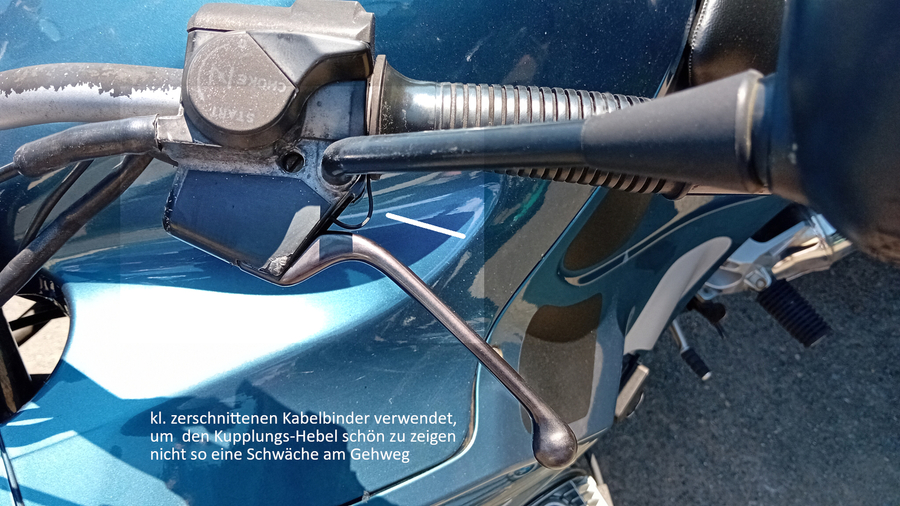 Demontage Kupplungszug BMW R 110 RS von 1999