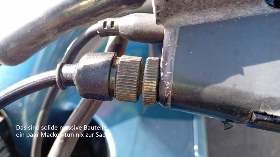 Montage Kupplungs-Zug BMW R 1100 RS durch Ing. Goebel