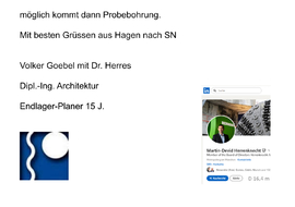Brief an Manuela Schwesig - Geologie Salzstock - Diapir - bitte Vibro-Trucks zulassen und wenn für ART-TEL gut geeignet auch Probebohrung zulassen. - Endlager ist Bundessache - M-V ist BRD.