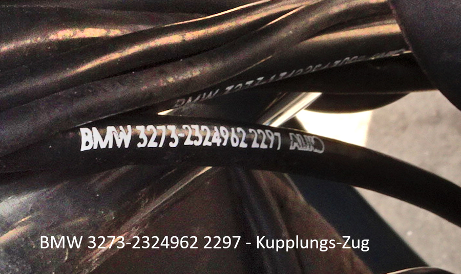 Austausch gerissener Kupplungs-Zug BMW R 1100 RS - Qualität aus Berlin Spandau 1999